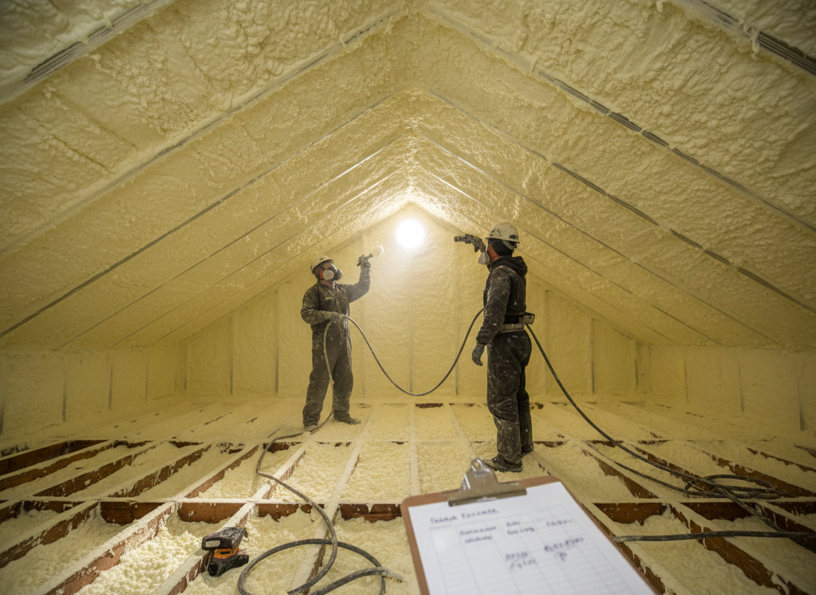 How Much Does Spray Foam Insulation Cost in Broken Arrow?