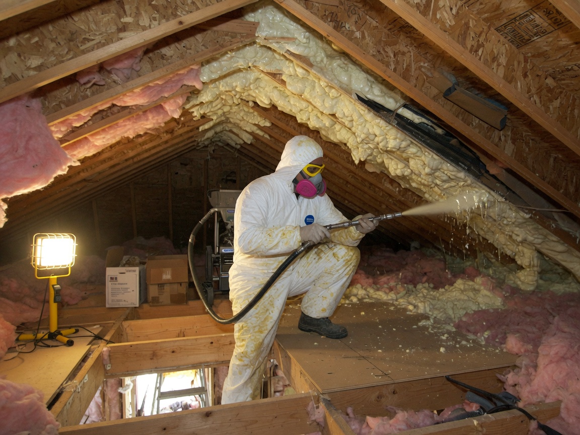 spray foam insulation in Bixby